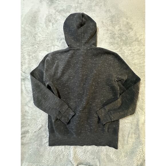 H&M Men’s Small Hoodie Sweatshirt Zip Up Dark Gray Regular Fit Fleece Lined - Picture 2 of 8